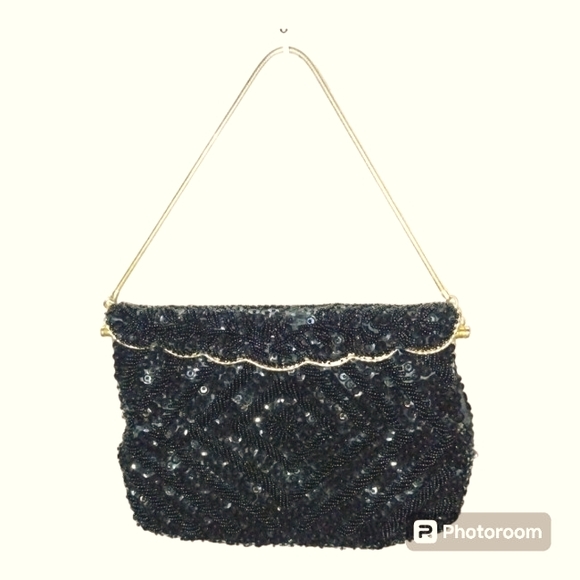 Vintage Ganson Beaded Clutch/Wristlet/Evening Bag. - Picture 1 of 5